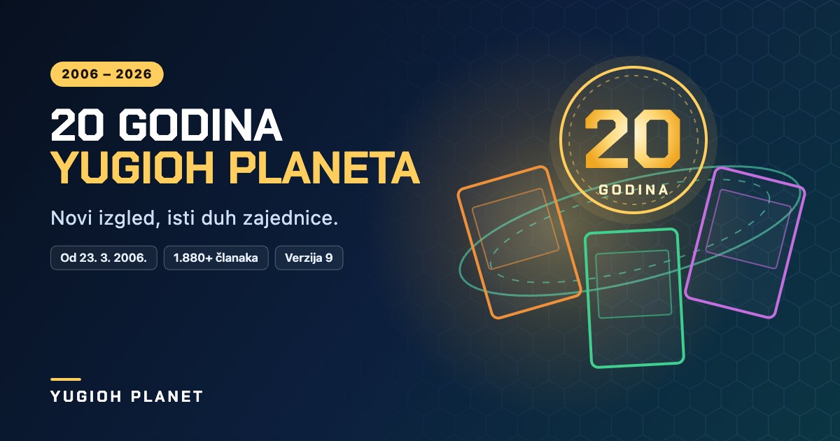 20 godina Yugioh Planeta: novi izgled, isti duh