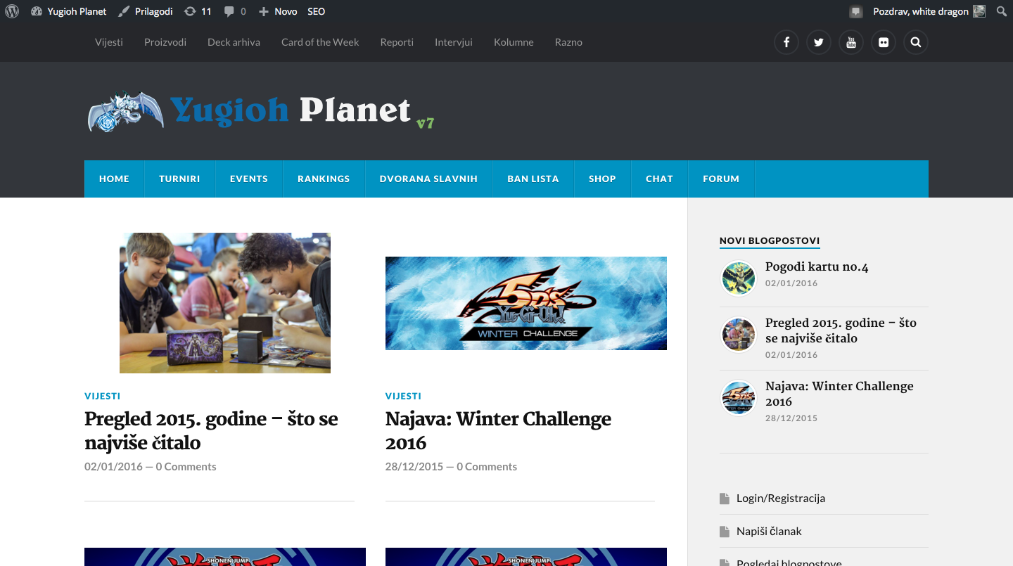 O nama - Sedma verzija Yugioh Planeta (2015.) - V7.2