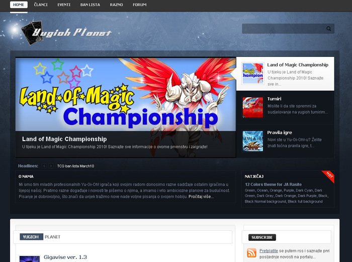 O nama - Četvrta verzja Yugioh Planeta - V4