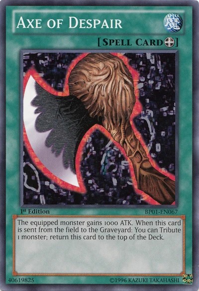 Karta Axe of Despair – Equip spell karta