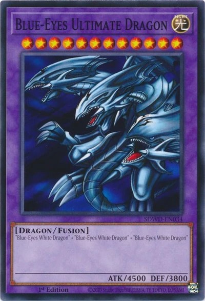 Karta Blue-Eyes Ultimate Dragon – Fusion monster