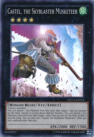 Castel, the Skyblaster Musketeer (DUEA) kao Super Rare v1