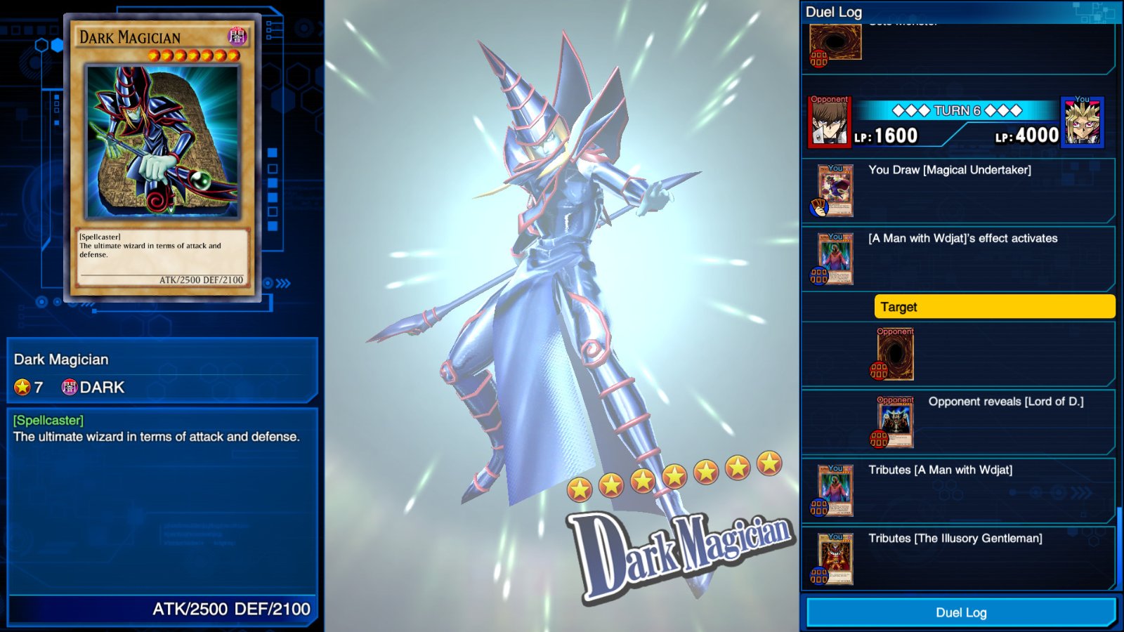 Animacija prizivanja Dark Magiciana