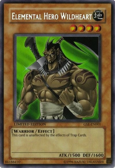 Elemental HERO Wildheart (GSE) kao Ultra Secret Rare (TCG)