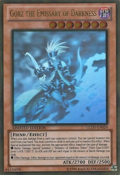 Gorz the Emissary of Darkness (GLD5) kao Gold/Ghost Rare