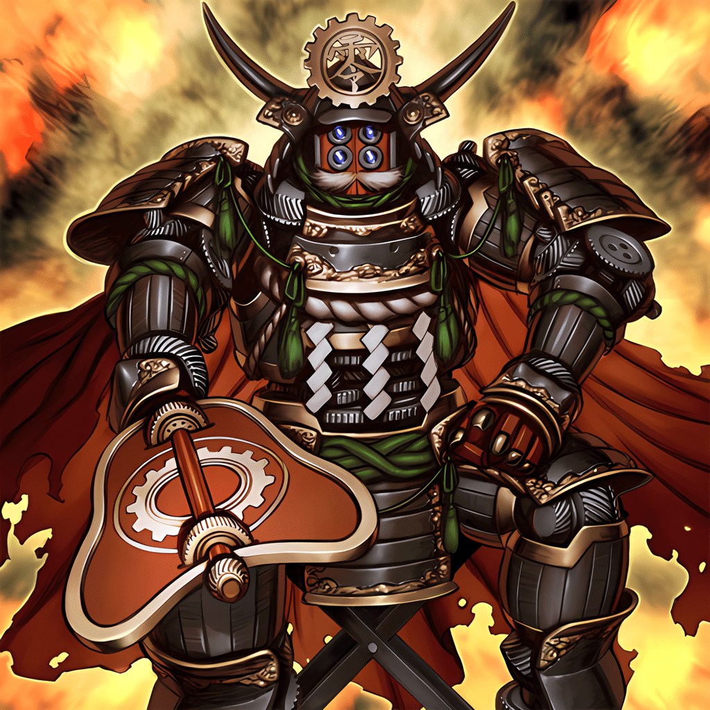 Karakuri Shogun mdl 00 "Burei" - jedan od dva Karakuri Synchro čudovišta