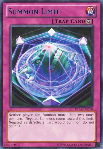 Summon Limit—Tekst u zagradi je ovdje kako karta ne bi zbunila stun igrače.