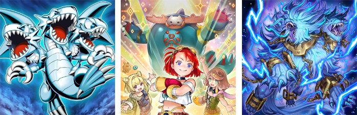 Ilustracije novih karata za Toon, Witchcrafter i Unchained deckove