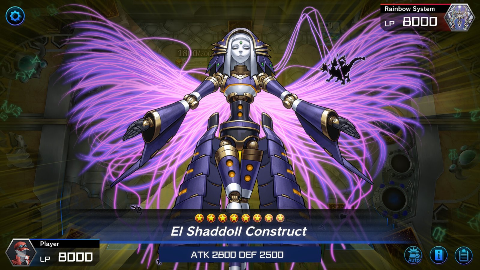 Animacija prizivanja El Shaddoll Constructa