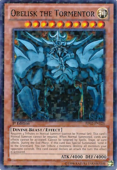 Obelisk the Tormentor (BP02) kao Mosaic Rare