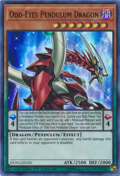 Karta Odd-Eyes Pendulum Dragon – Pendulum monster