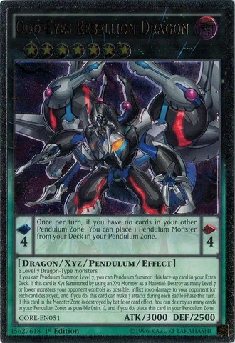 Odd-Eyes Rebellion Dragon (CORE) kao Ultimate Rare v5