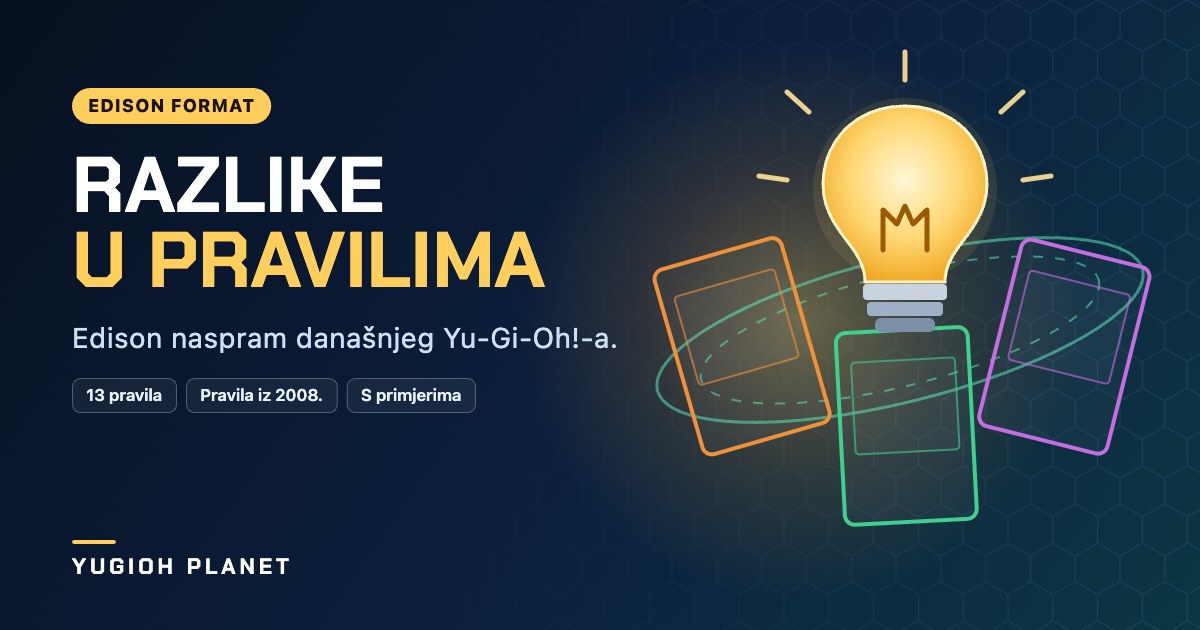 Razlike u pravilima između Edison formata i današnjeg Yu-Gi-Oh!-a