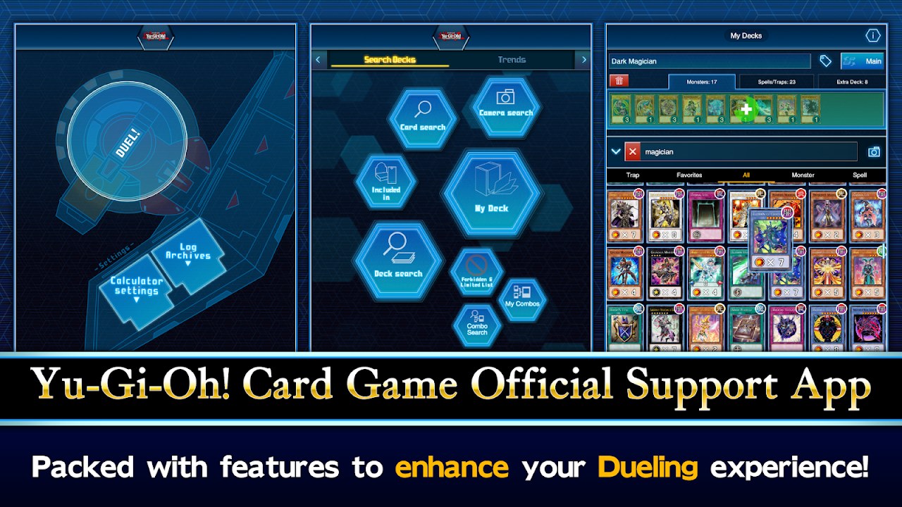 Yu-Gi-Oh! Neuron – službena aplikacija za Yu-Gi-Oh! kartašku igru, pregled glavnog izbornika i decka