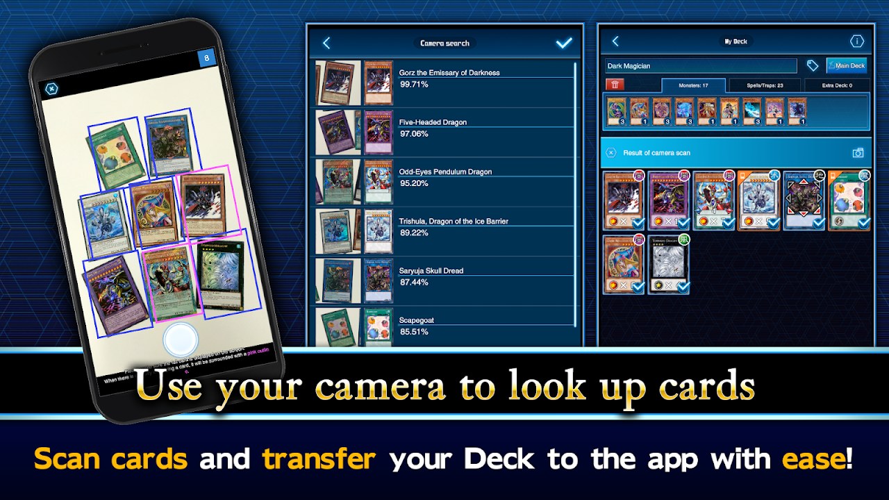 Yu-Gi-Oh! Neuron – skeniranje karata kamerom mobitela i prijenos decka u aplikaciju